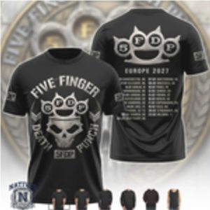 Five Finger Death Punch Brass Knuckles Tour Hoodie