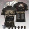 Five Finger Death Punch North America Tour Concert T Shirt Five Finger Death Punch North America Tour Concert T Shirt
