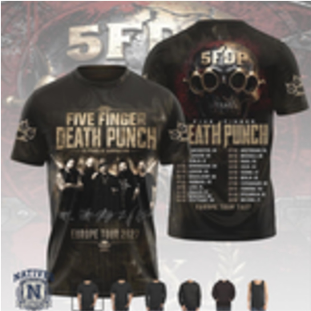 Five Finger Death Punch Europe Tour Heavy Metal Band T Shirt Five Finger Death Punch Europe Tour Heavy Metal Band T Shirt
