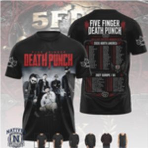 Five Finger Death Punch North America Tour Concert T Shirt