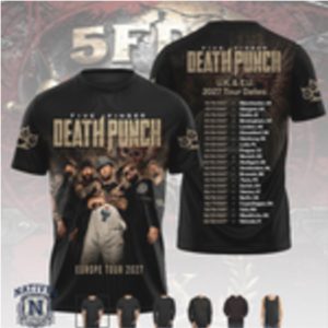 Five Finger Death Punch Tour Dates Heavy Metal Hoodie