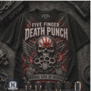 Five Finger Death Punch Wrong Side Of Heaven Rock T Shirt