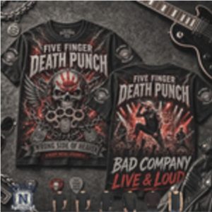 Five Finger Death Punch Wrong Side Of Heaven Rock T Shirt
