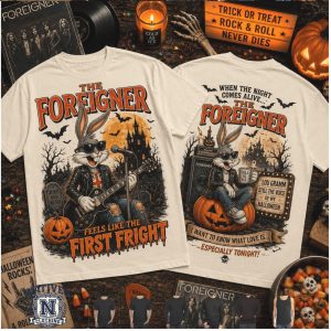 Foreigner Rock Band Bugs Bunny Halloween T Shirt