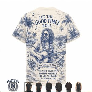 Grateful Dead Coastal Trip Music Beach Theme T Shirt