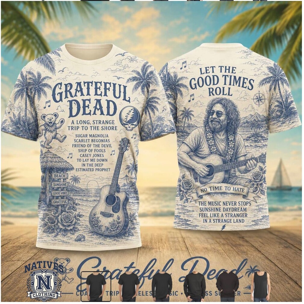 Grateful Dead Coastal Trip Music Beach Theme T Shirt Grateful Dead Coastal Trip Music Beach Theme T Shirt