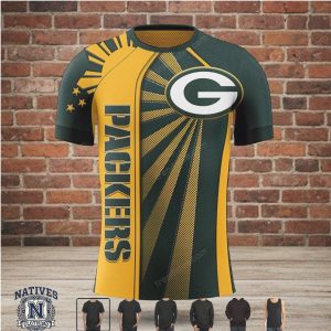 Green Bay Football Sunburst Logo Fan Jersey