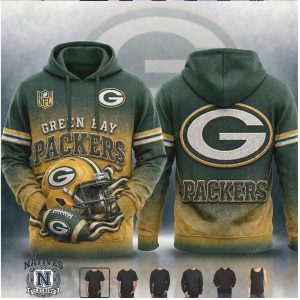 Green Bay Packers Football Helmet Graphic T Shirt