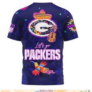 Green Bay Packers Logo Sombrero Hispanic Heritage Month Shirt Green Bay Packers Logo Sombrero Hispanic Heritage Month Shirt