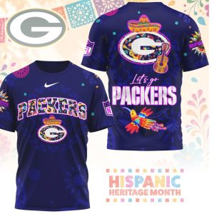 Green Bay Packers Logo Sombrero Hispanic Heritage Month Shirt
