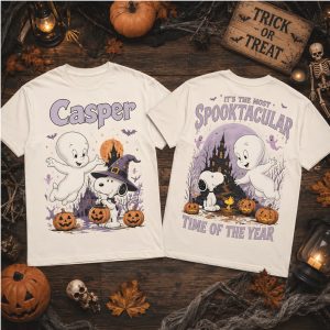 Halloween Casper And Snoopy Spooktacular Time Of The Year T Shirt