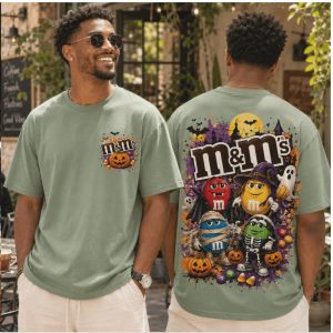 Halloween Chocolate Candy Monster Costumes Spooky Graphic T Shirt