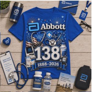 Healthcare Medical Abbott Vintage Truck 138 Years Anniversary T Shirt