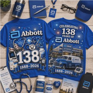 Healthcare Medical Abbott Vintage Truck 138 Years Anniversary T Shirt