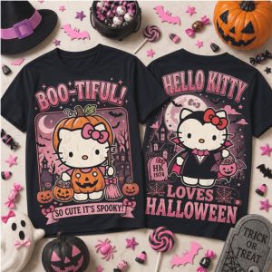 Hello Kitty Vampire Bootiful Loves Halloween So Cute Its Spooky T Shirt