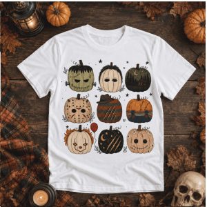 Horror Nights Chills And Thrills Retro Slashers T Shirt