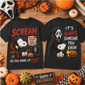 Horror Scream Ghostface Snoopy Always Someone You Know T Shirt