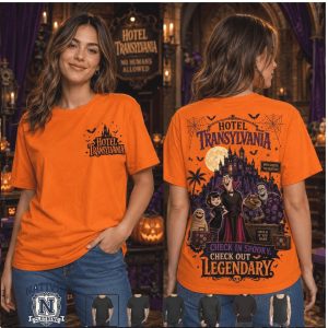 Hotel Transylvania Dracula Check In Spooky Legendary T Shirt