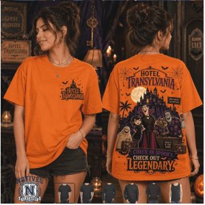 Hotel Transylvania Dracula Check In Spooky Legendary T Shirt
