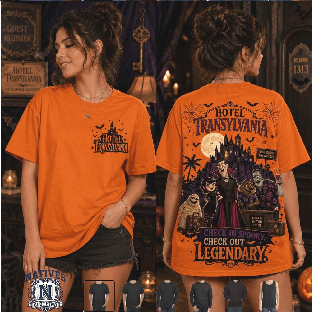 Hotel Transylvania Dracula Check In Spooky Legendary T Shirt Hotel Transylvania Dracula Check In Spooky Legendary T Shirt
