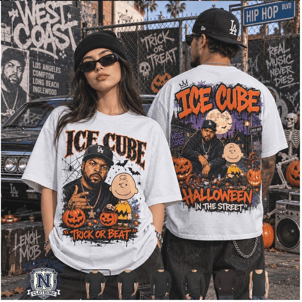 Ice Cube Charlie Brown Halloween Street T Shirt Ice Cube Charlie Brown Halloween Street T Shirt