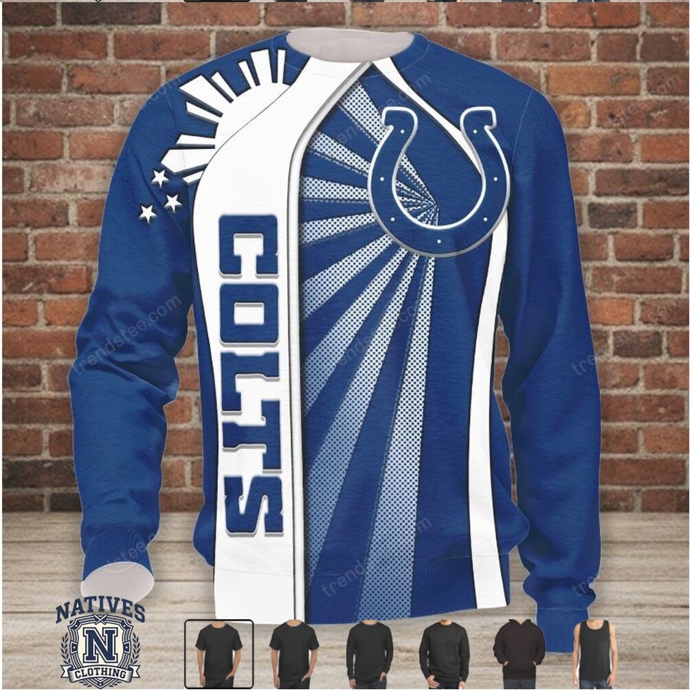 Indianapolis Colts Football Sunburst Graphic Hoodie Indianapolis Colts Football Sunburst Graphic Hoodie