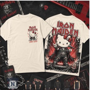 Iron Maiden Hello Kitty Heavy Metal T Shirt