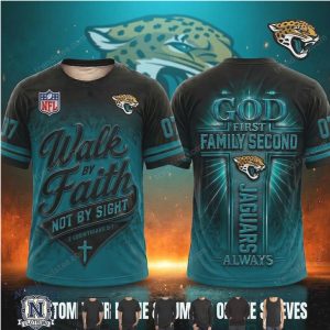 Jacksonville Jaguars Football Cross Walk By Faith T Shirt