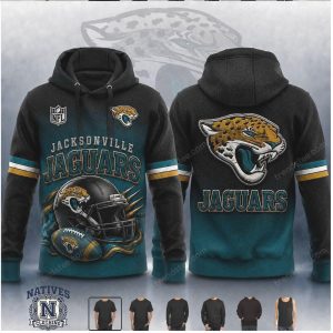 Jacksonville Jaguars Football Helmet Graphic T Shirt
