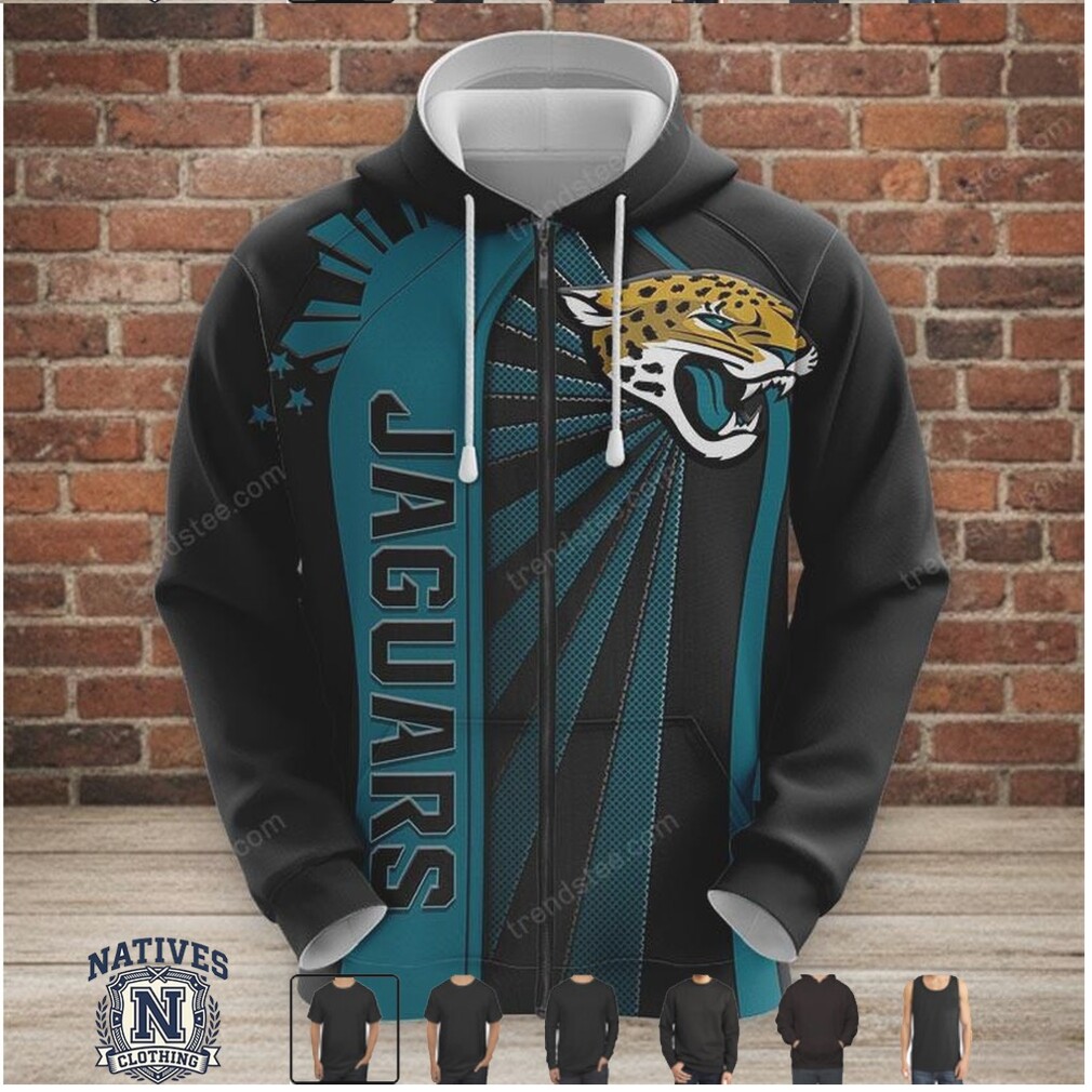 Jacksonville Jaguars Football Sunburst Graphic Hoodie Jacksonville Jaguars Football Sunburst Graphic Hoodie