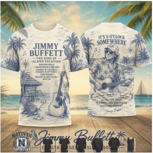 Jimmy Buffett Island Escapism Coastal Legend T Shirt