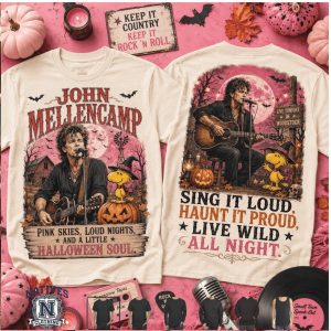 John Mellencamp Pink Skies Loud Nights Halloween Soul T Shirt