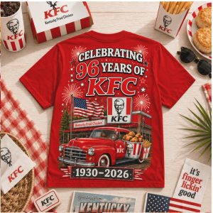 KFC Chicken Vintage Truck Celebrating 96 Years Retro T Shirt