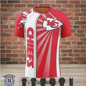Kansas City Chiefs Football Sunburst Graphic Hoodie