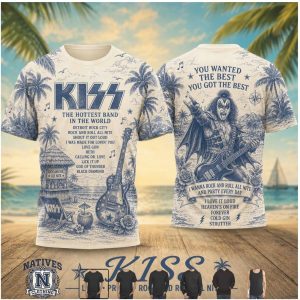 Kiss Rock And Roll All Nite Vintage Band T Shirt