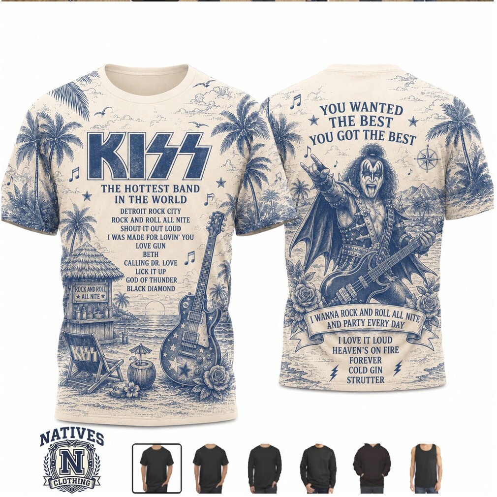 Kiss Rock And Roll All Nite Vintage Band T Shirt Kiss Rock And Roll All Nite Vintage Band T Shirt