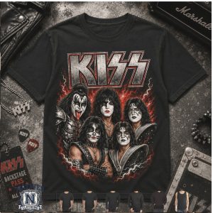 Kiss Rock Band Vintage Concert Tour Heavy Metal T Shirt