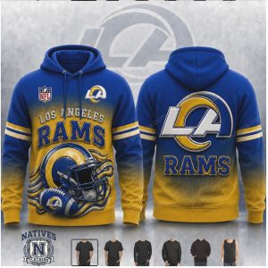 Los Angeles Rams Football Helmet Vintage T Shirt