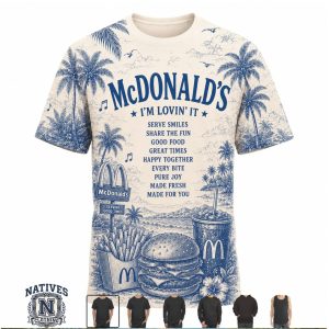 McDonald Im Lovin It Good Food Tropical Beach T Shirt