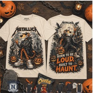 Metallica Cheetos Chester Cheetah Halloween T Shirt
