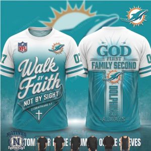 Miami Dolphins Football Cross Walk By Faith T Shirt