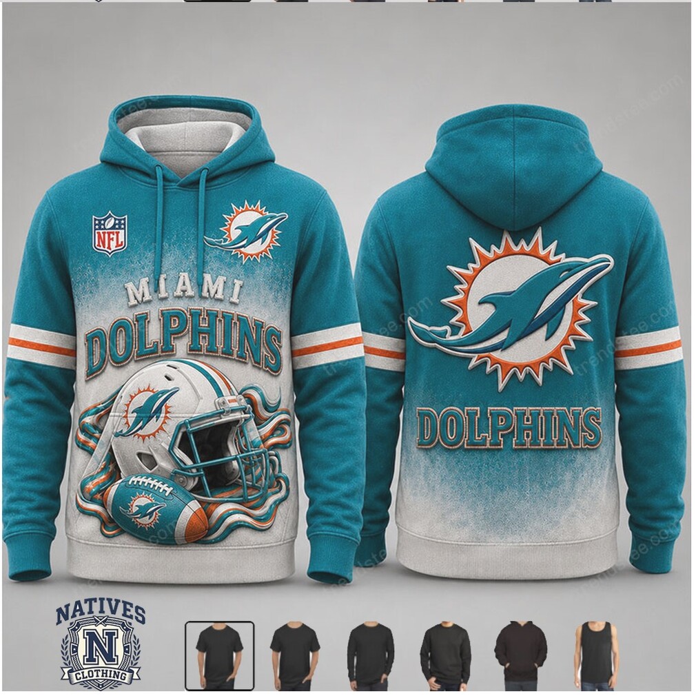 Miami Dolphins Football Helmet American Flag Hoodie Miami Dolphins Football Helmet American Flag Hoodie