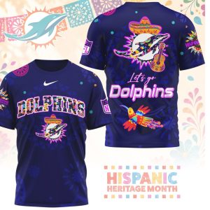 Miami Dolphins Logo Sombrero Hispanic Heritage Month Shirt