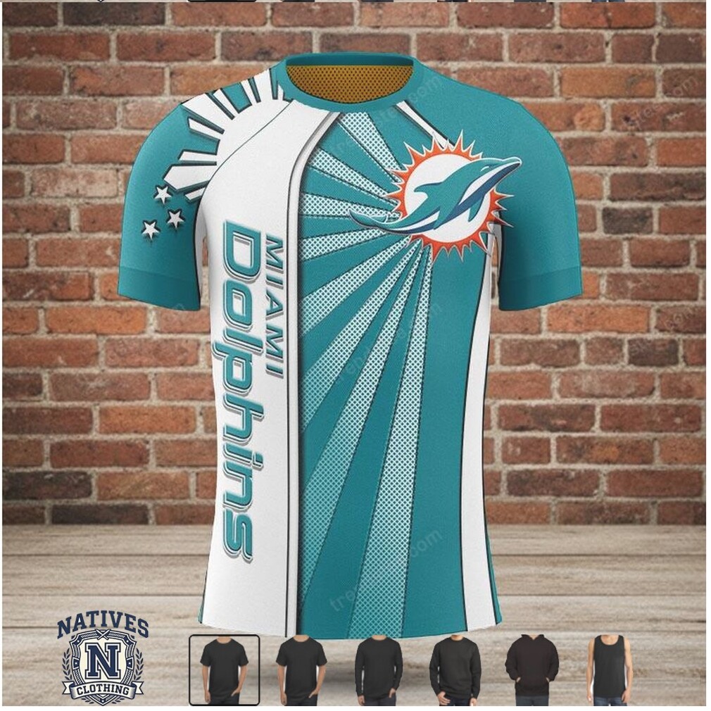 Miami Football Sunburst Dolphin Fan Hoodie Miami Football Sunburst Dolphin Fan Hoodie