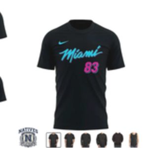 Miami Heat Adebayo 83 Basketball T Shirt