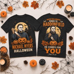 Michael Myers Haddonfield Horror Movie Halloween T Shirt