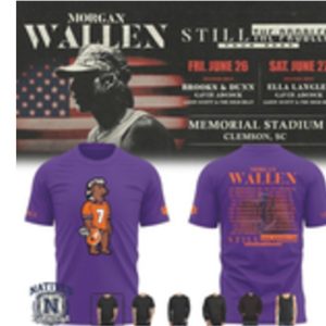 Morgan Wallen Clemson Tigers Tour T Shirt