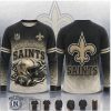 New Orleans Saints Football Sunburst Graphic Hoodie New Orleans Saints Football Sunburst Graphic Hoodie