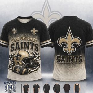 New Orleans Saints Football Helmet Vintage Sweatshirt