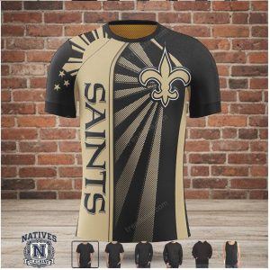 New Orleans Saints Football Sunburst Graphic Hoodie
